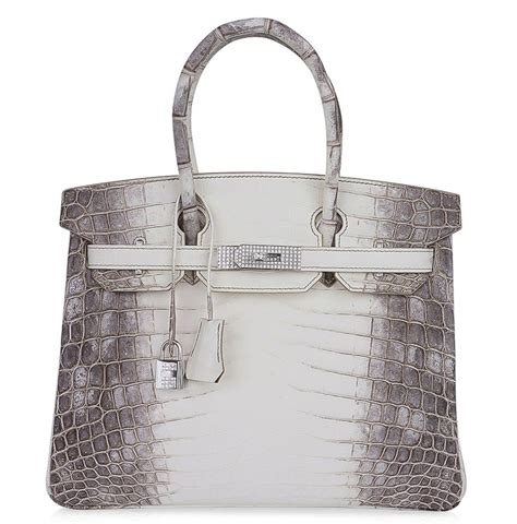 hermes birkin bag himalayan white crocodile|Hermes himalayan Birkin with diamonds.